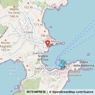 Mappa Via Santa Maria, 04027 Ponza LT, Italia (0.63)