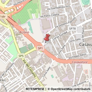 Mappa Via S.T.G. Esposito, 64, 80020 Casavatore, Napoli (Campania)