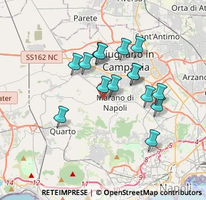 Mappa Via Giuseppe di Vittorio, 80016 Marano di Napoli NA, Italia (3.14333)