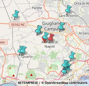 Mappa Via Giuseppe di Vittorio, 80016 Marano di Napoli NA, Italia (4.65214)