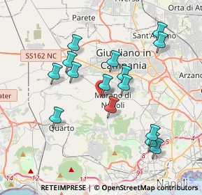 Mappa Via Giuseppe di Vittorio, 80016 Marano di Napoli NA, Italia (3.85067)