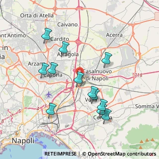 Mappa Via Ventotene, 80026 Casoria NA, Italia (4.07167)