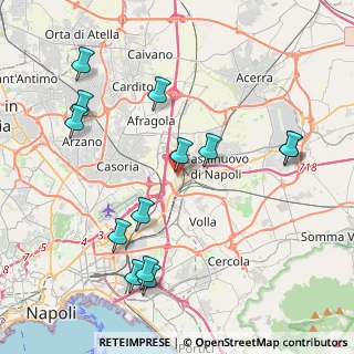 Mappa Via Ventotene, 80026 Casoria NA, Italia (4.90154)