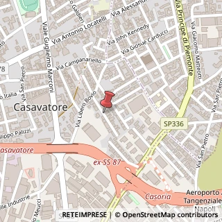 Mappa Via Mario Francesco Pagano,  35, 80020 Casavatore, Napoli (Campania)