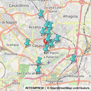 Mappa Via Mario Francesco Pagano, 80020 Casavatore NA, Italia (1.62231)