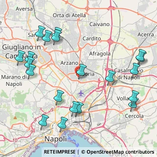 Mappa Via Mario Francesco Pagano, 80020 Casavatore NA, Italia (5.695)
