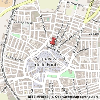 Mappa Via Donato Belluzzi, 2, 70021 Acquaviva delle Fonti, Bari (Puglia)