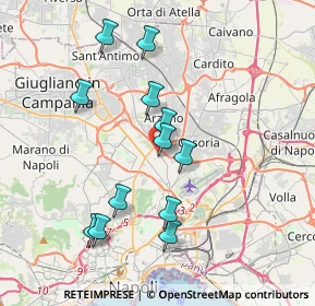 Mappa Viale Gerusalemme Liberata, 80144 Napoli NA, Italia (3.85333)