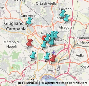 Mappa Viale Gerusalemme Liberata, 80144 Napoli NA, Italia (2.88923)