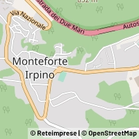 Mapa Monteforte Irpino