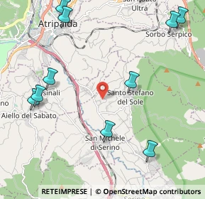 Mappa SP17, 83050 Santo Stefano del sole AV, Italia (3.02182)