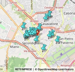 Mappa Via Privata Detta Maffettone, 80144 Napoli NA, Italia (0.648)