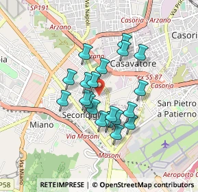 Mappa Via Giuseppe Spano, 80144 Napoli NA, Italia (0.717)