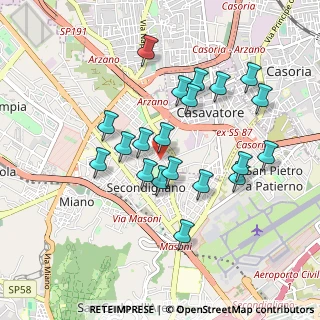 Mappa Via Giuseppe Spano, 80144 Napoli NA, Italia (0.9205)