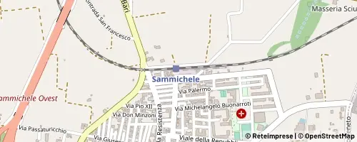 Mappa Sammichele di Bari