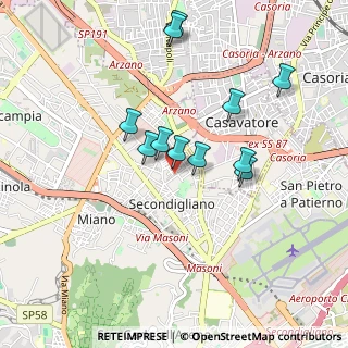 Mappa Traversa I Privata Casilli, 80144 Napoli NA, Italia (0.87636)