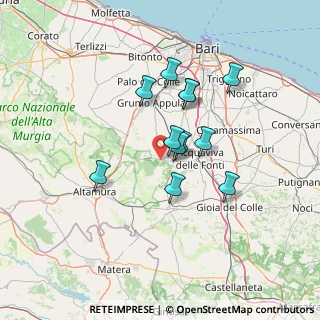 Mappa Via delle more, 70020 Cassano delle Murge BA, Italia (11.62333)