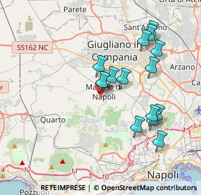 Mappa Via Malizia, 80016 Marano di Napoli NA, Italia (3.79467)