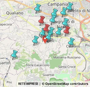 Mappa Via Malizia, 80016 Marano di Napoli NA, Italia (1.87125)