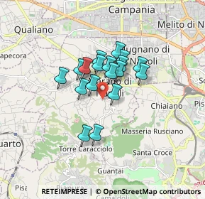 Mappa Via Malizia, 80016 Marano di Napoli NA, Italia (1.21056)