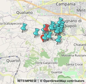 Mappa Via Marano - Quarto, 80016 Marano di Napoli NA, Italia (1.29133)