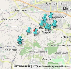 Mappa Via Marano - Quarto, 80016 Marano di Napoli NA, Italia (1.625)