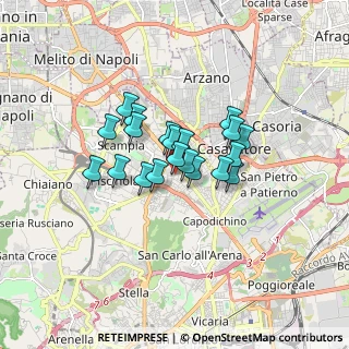 Mappa CAP, 80145 Napoli NA, Italia (1.1945)