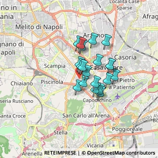 Mappa CAP, 80145 Napoli NA, Italia (1.2745)