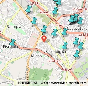 Mappa CAP, 80145 Napoli NA, Italia (1.396)