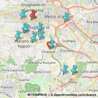 Mappa Via Santa Maria a Cubito, 80145 Mugnano di Napoli NA, Italia (2.51923)