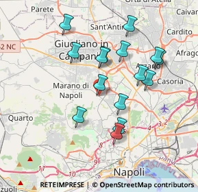 Mappa Via Santa Maria a Cubito, 80145 Mugnano di Napoli NA, Italia (3.634)