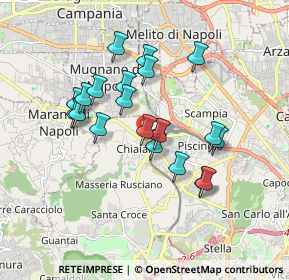 Mappa Traversa Giovanni Antonio Campano, 80145 Napoli NA, Italia (1.6695)