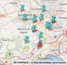 Mappa Traversa Giovanni Antonio Campano, 80145 Napoli NA, Italia (3.61667)