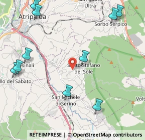 Mappa 83050 Santo Stefano del Sole AV, Italia (3.06909)
