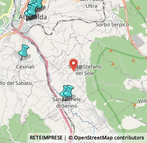 Mappa 83050 Santo Stefano del Sole AV, Italia (3.46909)