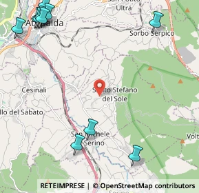 Mappa 83050 Santo Stefano del Sole AV, Italia (3.54727)