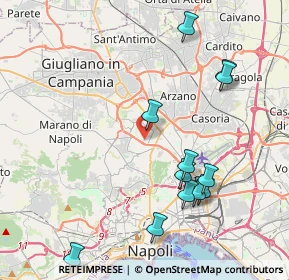 Mappa Rione Don Guanella, 80145 Napoli NA, Italia (4.80833)