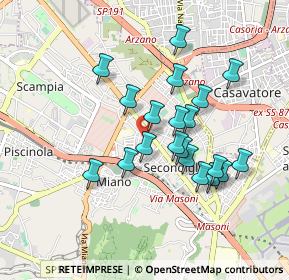 Mappa Via Salvatore Girardi, 80144 Napoli NA, Italia (0.8505)