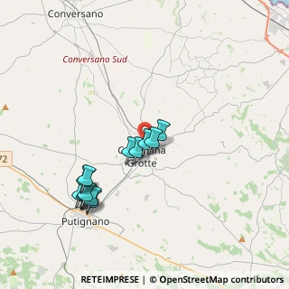 Mappa Via Caduti di Russia, 70013 Castellana Grotte BA, Italia (4.06357)