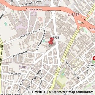 Mappa Via Torricelli Evangelisti, 10, 80020 Casavatore, Napoli (Campania)