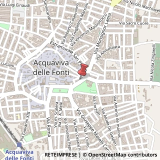Mappa Piazza Giuseppe Garibaldi, 18, 70021 Acquaviva delle Fonti, Bari (Puglia)