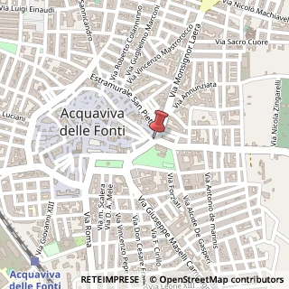 Mappa Via Calabria Lot 16 ZI, 70021 Acquaviva delle fonti BA, Italia, 70021 Acquaviva delle Fonti, Bari (Puglia)