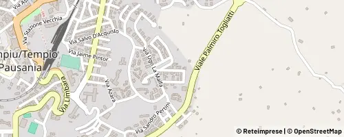 Mappa Tempio Pausania
