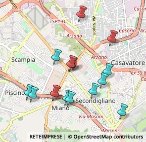 Mappa Via Aspromonte, 80144 Napoli NA, Italia (1.03267)