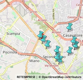 Mappa Via Aspromonte, 80144 Napoli NA, Italia (1.15273)