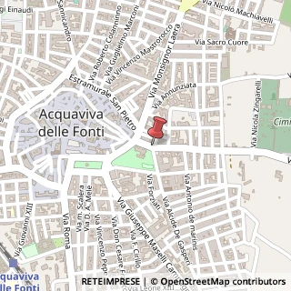 Mappa Piazza Giuseppe Garibaldi,  40, 70021 Acquaviva delle Fonti, Bari (Puglia)