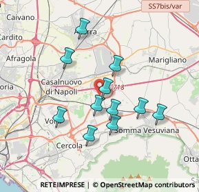 Mappa CAP, 80038 Pomigliano d'Arco NA (3.33455)
