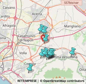 Mappa CAP, 80038 Pomigliano d'Arco NA (3.30833)