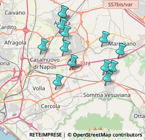 Mappa CAP, 80038 Pomigliano d'Arco NA (3.9)