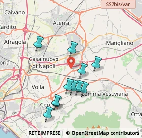 Mappa CAP, 80038 Pomigliano d'Arco NA (3.68909)
